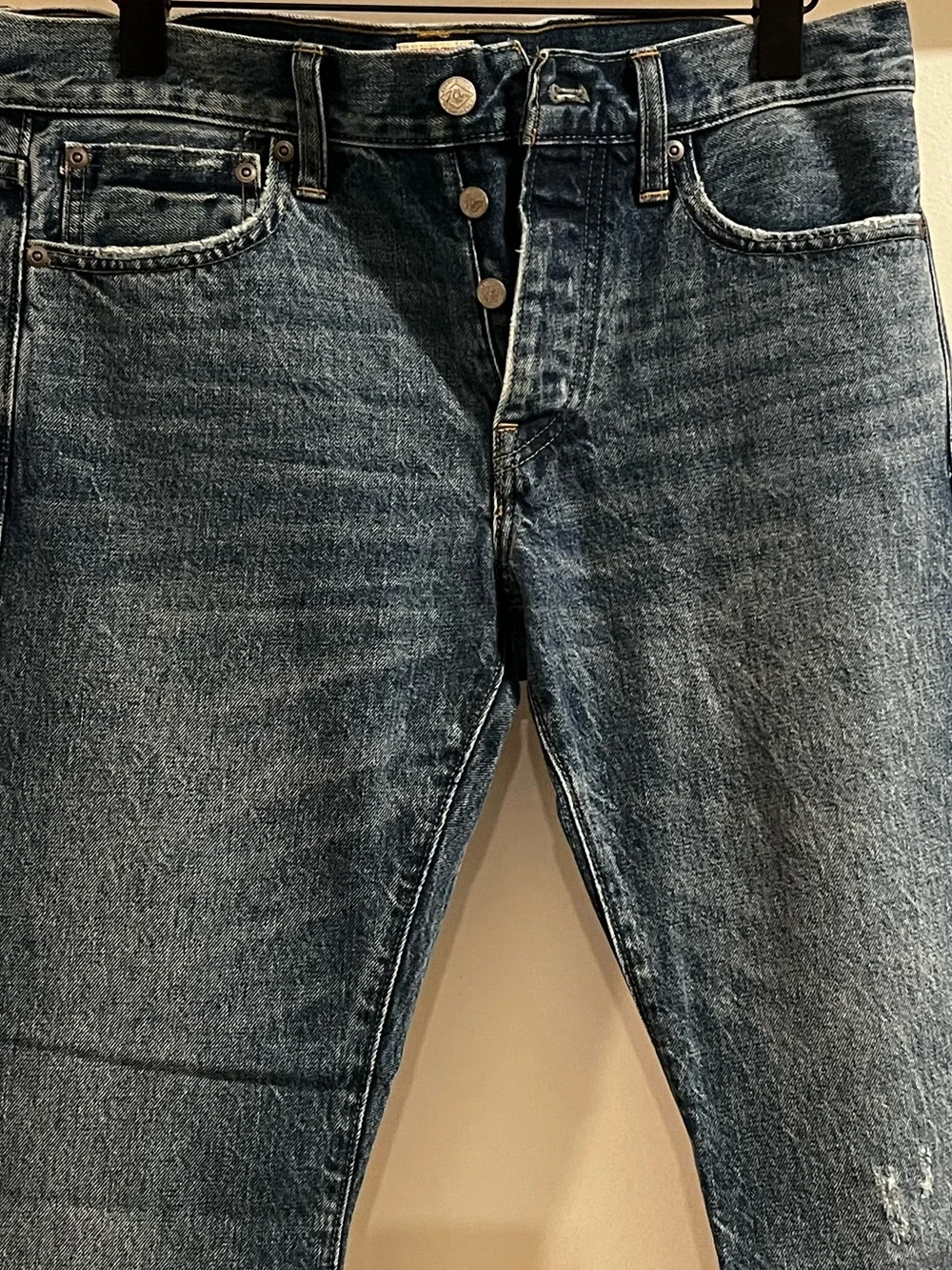 J. Crew Men's 484 Selvedge Jeans - Slim Fit; 31/32 100% Cotton